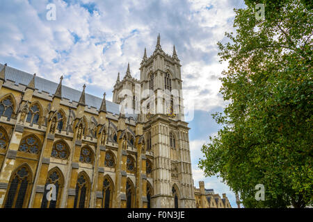 L'Abbaye de Westminster à Londres, en Angleterre Banque D'Images