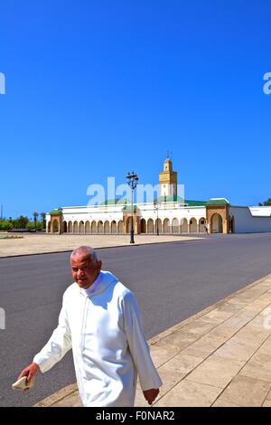 Palais Royal Mechouar et Mosquée, Rabat, Maroc, Afrique du Nord Banque D'Images