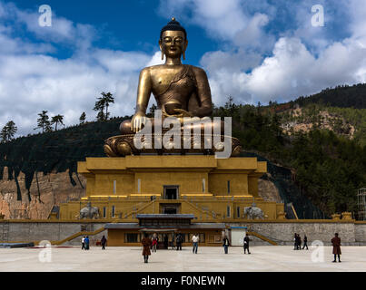 Statue de Bouddha Dordenma Thimphu Bhoutan Banque D'Images