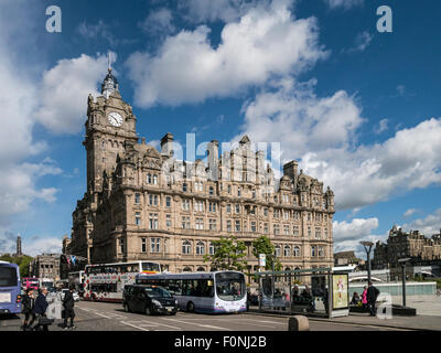 L'Hôtel Balmoral Princes Street Edinburgh Scotland UK Banque D'Images