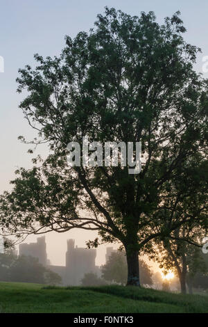 L'Angleterre, le Kent, le Château de Bodiam Bodiam, Banque D'Images