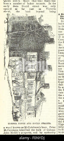 Les repères de Robertson de Toronto. Une collection d'esquisses historiques de l'ancienne ville de York à partir de 1792 jusqu'en 1833 (jusqu'à 1837) et de Toronto de 1834 à 1893 (1914). Gravures ... aussi ... Publié dans le "Toronto Evening Telegram." 6 ser image prise à partir de la page 236 de "Robertson's Landmarks de Toronto Banque D'Images