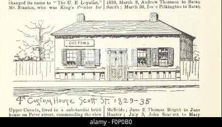 Image prise à partir de la page 316 de "Robertson's Landmarks de Toronto. Une collection d'esquisses historiques de l'ancienne ville de York à partir de 1792 jusqu'en 1833 (jusqu'à 1837) et de Toronto de 1834 à 1893 (1914). Gravures ... aussi ... Publié par le Toronto "Ev Image prise à partir de la page 316 de "Robertson's Landmarks de Toronto Banque D'Images