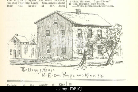 Les repères de Robertson de Toronto. Une collection d'esquisses historiques de l'ancienne ville de York à partir de 1792 jusqu'en 1833 (jusqu'à 1837) et de Toronto de 1834 à 1893 (1914). Gravures ... aussi ... Publié dans le "Toronto Evening Telegram." 6 ser image prise à partir de la page 401 de "Robertson's Landmarks de Toronto Banque D'Images