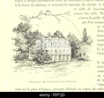 Les Environs de Paris. Ouvrage illustré de ... dessins d'après nature par G. Fraipont et accompagné d'une carte, etc image prise à partir de la page 412 "Les Environs de Paris Banque D'Images