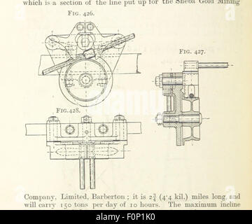 Un texte-livre de minerai et l'extraction de pierre ... Avec frontispice et 716 illustrations image prise à partir de la page 418 d'un "texte-livre d'Ore Banque D'Images