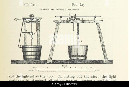 Un texte-livre de minerai et l'extraction de pierre ... Avec frontispice et 716 illustrations image prise à partir de la page 605 de "un texte-livre d'Ore Banque D'Images