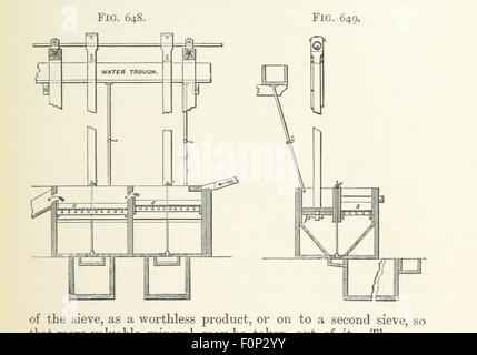 Un texte-livre de minerai et l'extraction de pierre ... Avec frontispice et 716 illustrations image prise à partir de la page 607 de "un texte-livre d'Ore Banque D'Images