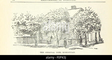 Les repères de Robertson de Toronto. Une collection d'esquisses historiques de l'ancienne ville de York à partir de 1792 jusqu'en 1833 (jusqu'à 1837) et de Toronto de 1834 à 1893 (1914). Gravures ... aussi ... Publié dans le "Toronto Evening Telegram." 6 ser image prise à partir de la page 90 de "Robertson's Landmarks de Toronto Banque D'Images