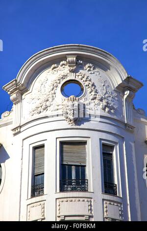 Bâtiment Art Nouveau, Casablanca, Maroc, Afrique du Nord Banque D'Images