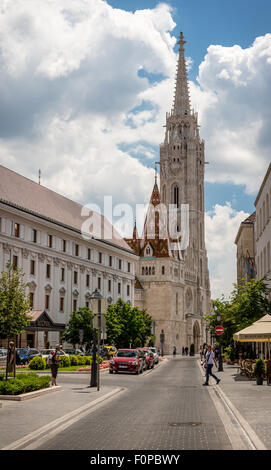 L'église Matthias, Budapest, Hongrie Banque D'Images