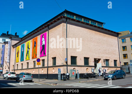 Taidehalli, Kunsthalle, Musée d'art moderne, (1928), en style néoclassique, par le Eklunds, Helsinki, Finlande Banque D'Images