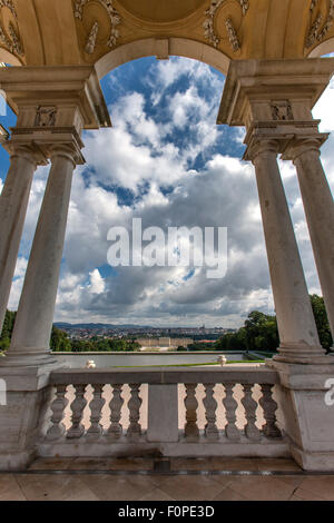 Chapelle du château des capacités dans les jardins du palais Schloss Schönbrunn, Site du patrimoine mondial de l'UNESCO, Vienne, Autriche, Europe Banque D'Images