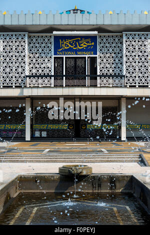 Mosquée nationale, Kuala Lumpur, Malaisie Banque D'Images