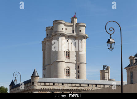 Donjon du Château de Vincennes, Paris, France. Banque D'Images