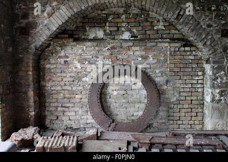 Blaenavon Ironworks, Torfaen, Galles du Sud. UK Banque D'Images