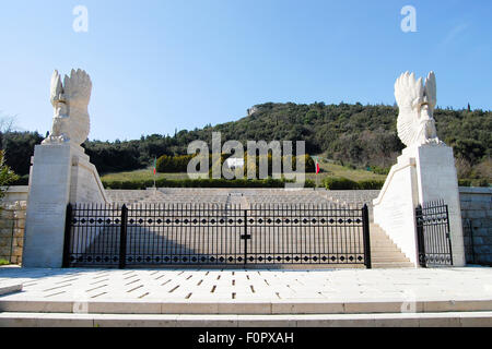 La DEUXIÈME GUERRE MONDIALE - cimetière polonais Monte Cassino - Italie Banque D'Images