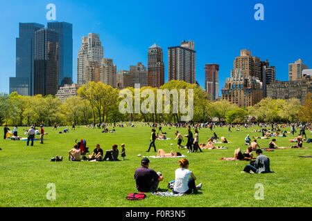 La ville de New York, Central Park Banque D'Images