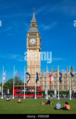 Londres, Big Ben Banque D'Images