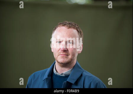 Artiste Nathan Coley apparaissant au Edinburgh International Book Festival Banque D'Images