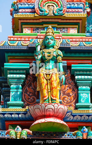 Thaïlande, Bangkok, Sri Maha Mariamman temple Banque D'Images