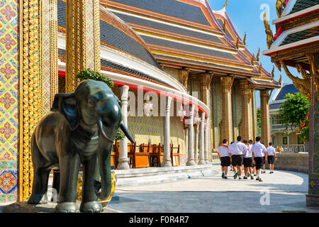 Thaïlande, Bangkok, Wat Ratchabophit Banque D'Images