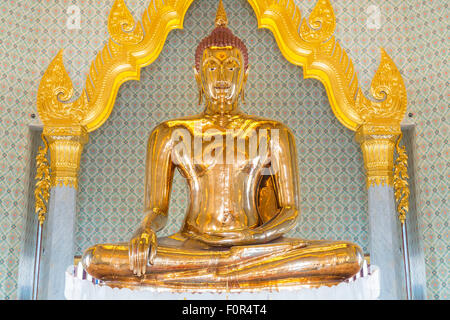 Thaïlande, Bangkok, Wat Traimit, le Temple du Bouddha d'Or Banque D'Images