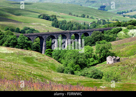 Tête de dent en viaduc de l'Angleterre Cumbria Dentdale Yorkshire Dales Banque D'Images