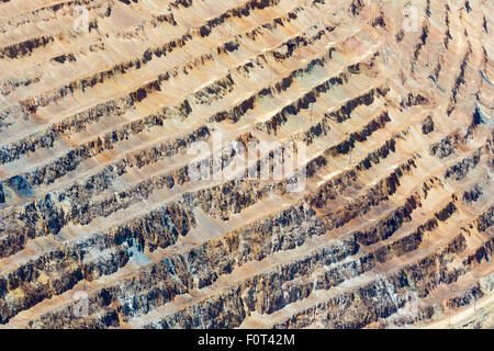 Salt Lake City, Utah - Kennecott Utah Copper Mine de cuivre de Bingham Canyon. Banque D'Images