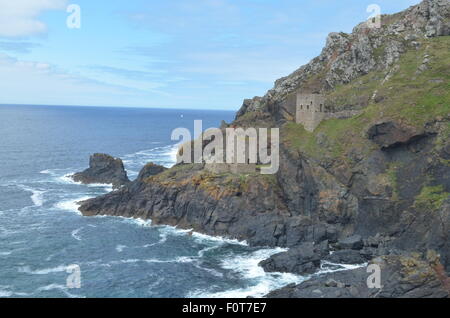 Mines d'étain de Cornwall Botallack UK Banque D'Images