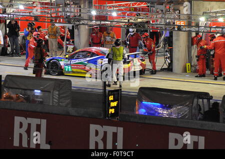 Le Man 24h race, France 2015 Banque D'Images