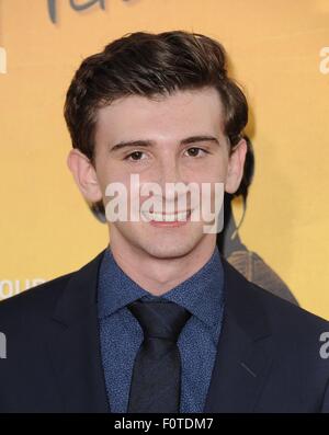 Los Angeles, CA, USA. 20e Août, 2015. Alex Shaffer aux arrivées pour nous sommes vos amis chinois TCL, Premiere 6 cinémas (autrefois Grauman's), Los Angeles, CA 20 août 2015. Credit : Dee Cercone/Everett Collection/Alamy Live News Banque D'Images