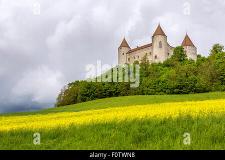 Château de champvent, Canton de Vaud, Suisse, Europe. Banque D'Images