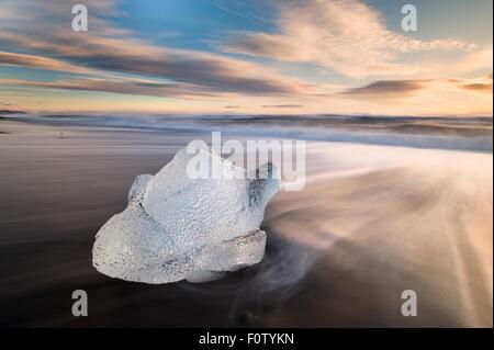 Le lac Glacier, Islande Banque D'Images