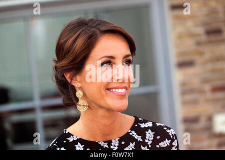 Copenhague, Danemark, le 21 août 2015. La princesse Marie assiste à la cérémonie d'ouverture de la cuisine au restaurant Festival de Copenhague à Copenhague. Toldboden La princesse est protecteur pour la cuisson de Copenhague et a tenu le discours d'ouverture du festival. Credit : OJPHOTOS/Alamy Live News Banque D'Images