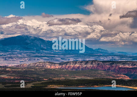 Henry Montagnes Paysage composition horizontale de l'Utah Banque D'Images