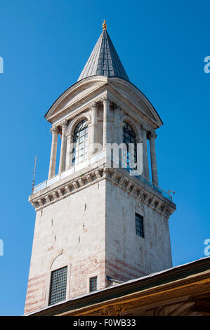 Istanbul, Palais de Topkapi, deuxième cour , la Tour de la Justice Banque D'Images