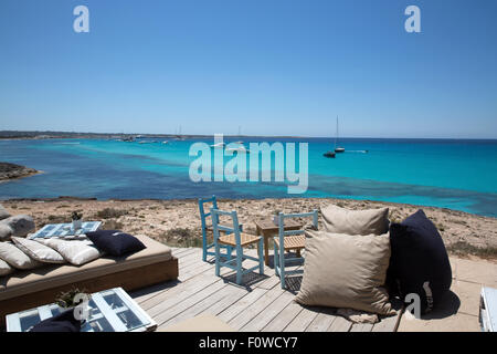 Île de Formentera Les armoiries d'Ibiza, Espagne Banque D'Images