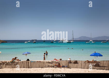 Île de Formentera Les armoiries d'Ibiza, Espagne Banque D'Images