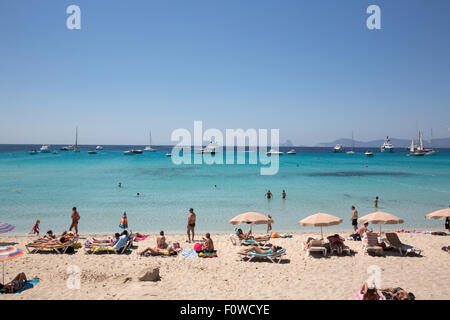 Île de Formentera Les armoiries d'Ibiza, Espagne Banque D'Images