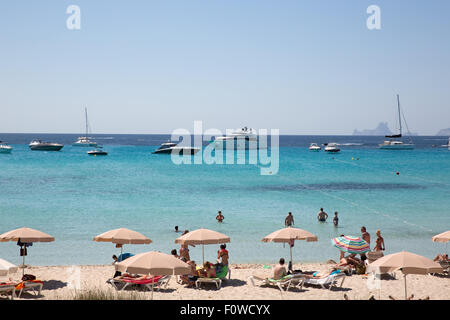 Île de Formentera Les armoiries d'Ibiza, Espagne Banque D'Images