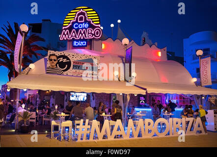 Cafe Mambo à Ibiza Banque D'Images