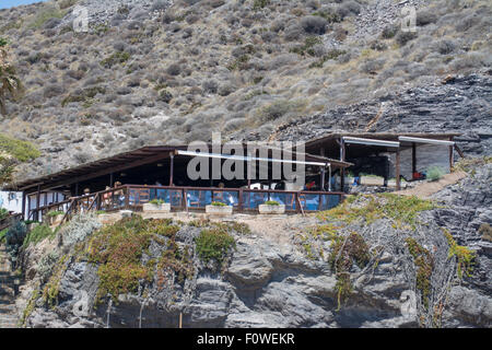 Vue de La Cala cliff top restaurant à La Manga Club Resort, Murcia, Espagne Banque D'Images