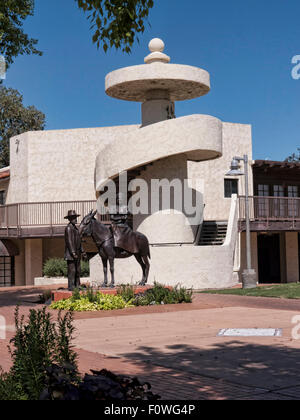 Statue du fondateur de Scottsdale en Arizona, dans la banlieue de Phoenix aux Etats-Unis Banque D'Images