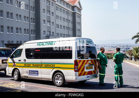 Cape Town Afrique du Sud,Salt River,Groote Schuur Hospital,camion de transport de patients,ambulance,SAfri150311026 Banque D'Images