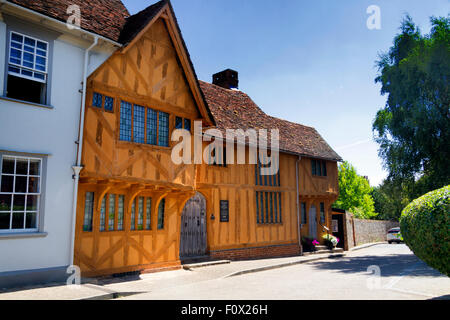 Petit Hall Museum, Rue Grange, Lavenham, Suffolk, UK Banque D'Images