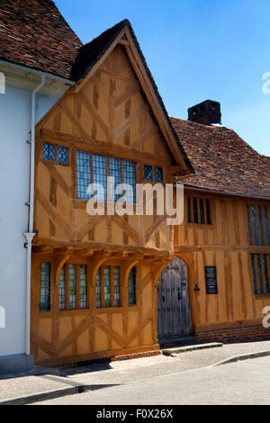 Petit Hall Museum, Rue Grange, Lavenham, Suffolk, UK Banque D'Images