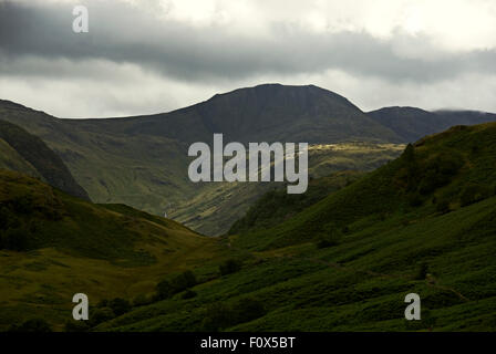 Un point de vue de Castle Crag, Lake District National Park Banque D'Images