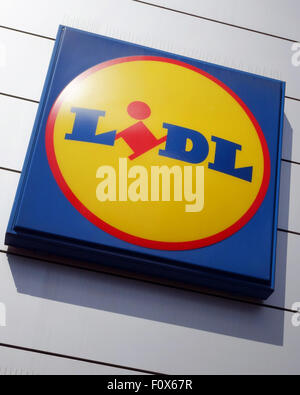 Succursale de supermarchés Lidl, Londres Banque D'Images