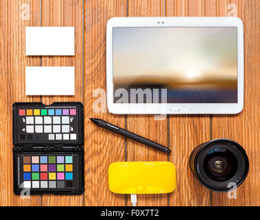 L'identité d'entreprise photographe Banque D'Images